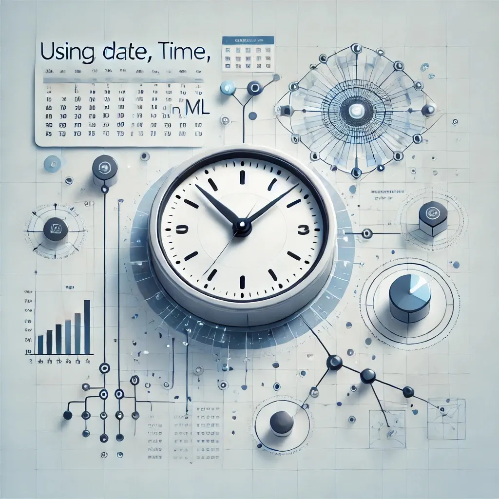 Using date, time, and date-time features in ML